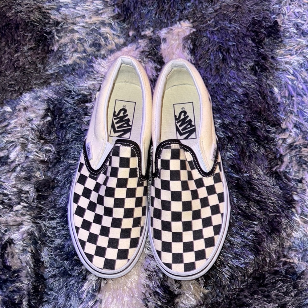 Vans Checkerboard Slip-On Sneakers